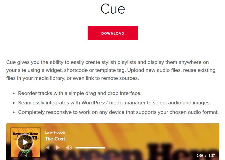 Best Free Music Plugin for WordPress