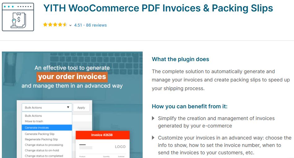 WooCommerce PDF Invoice Plugins