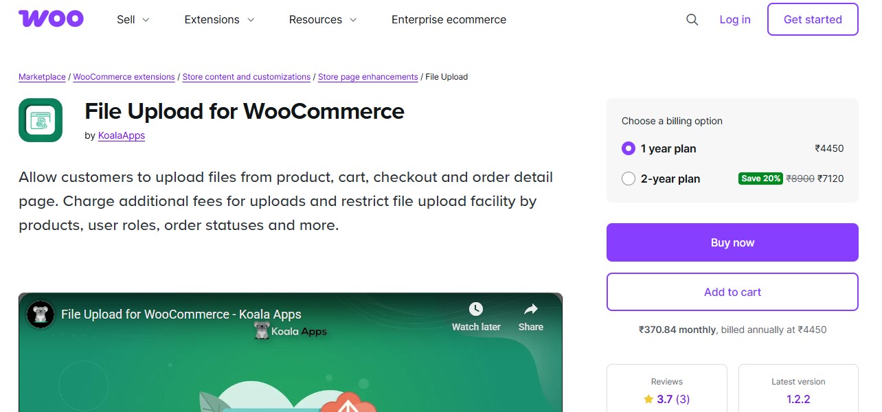 WooCommerce Upload Files