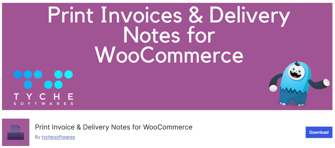 Print Invoice & Delivery Notes for WooCommerce