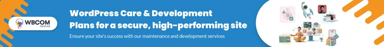 WordPress care plan