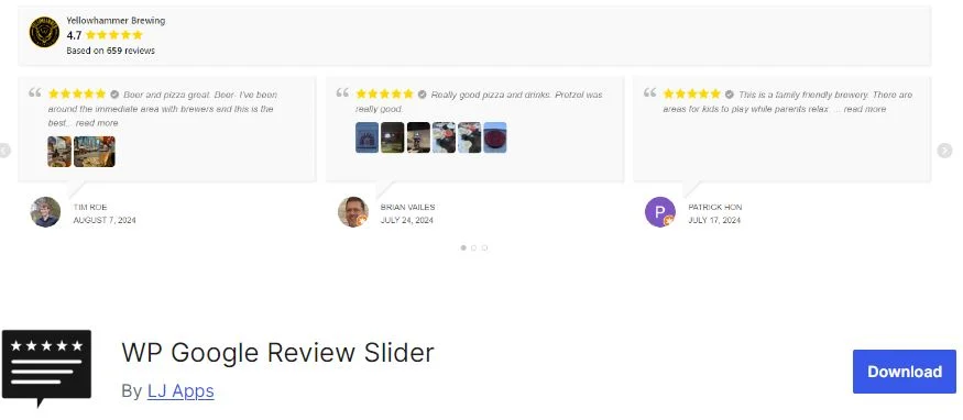 Google Reviews Plugins for WordPress