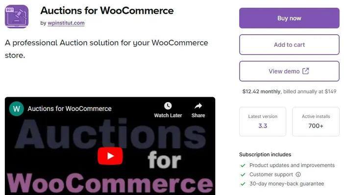 WooCommerce Auction Plugins