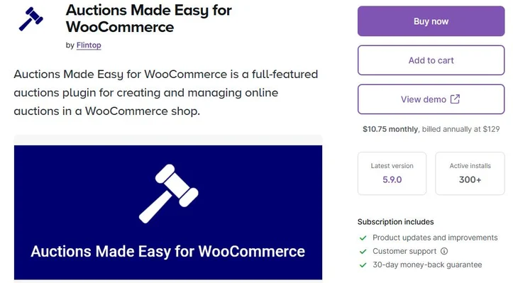WooCommerce Auction Plugins