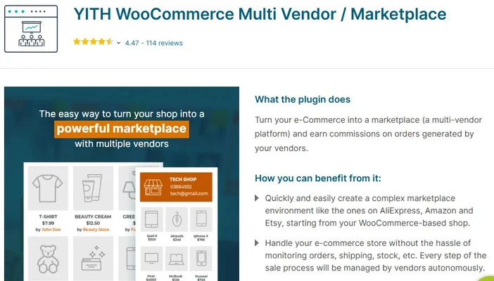 WooCommerce Multivendor/Marketplace Plugins
