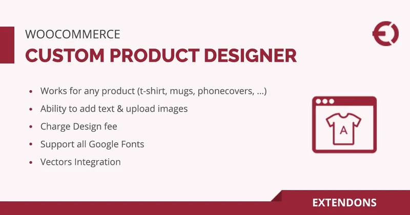 WooCommerce Custom Product Designer
