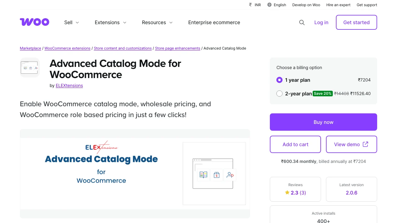 WooCommerce Advanced Catalog Mode Plugin