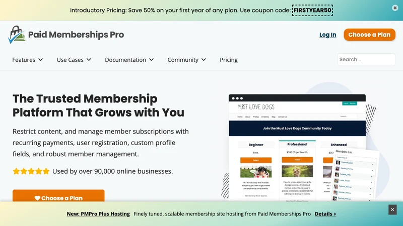 Paid Memberships Pro