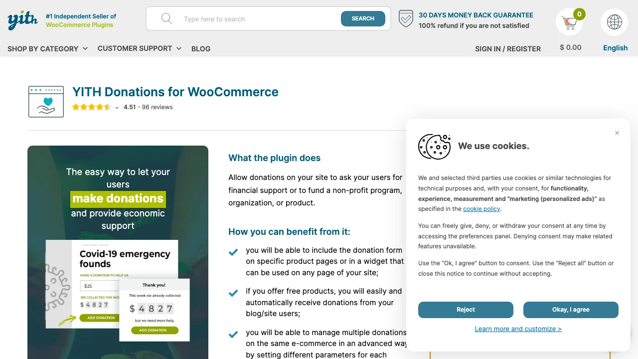 YITH Donations for WooCommerce