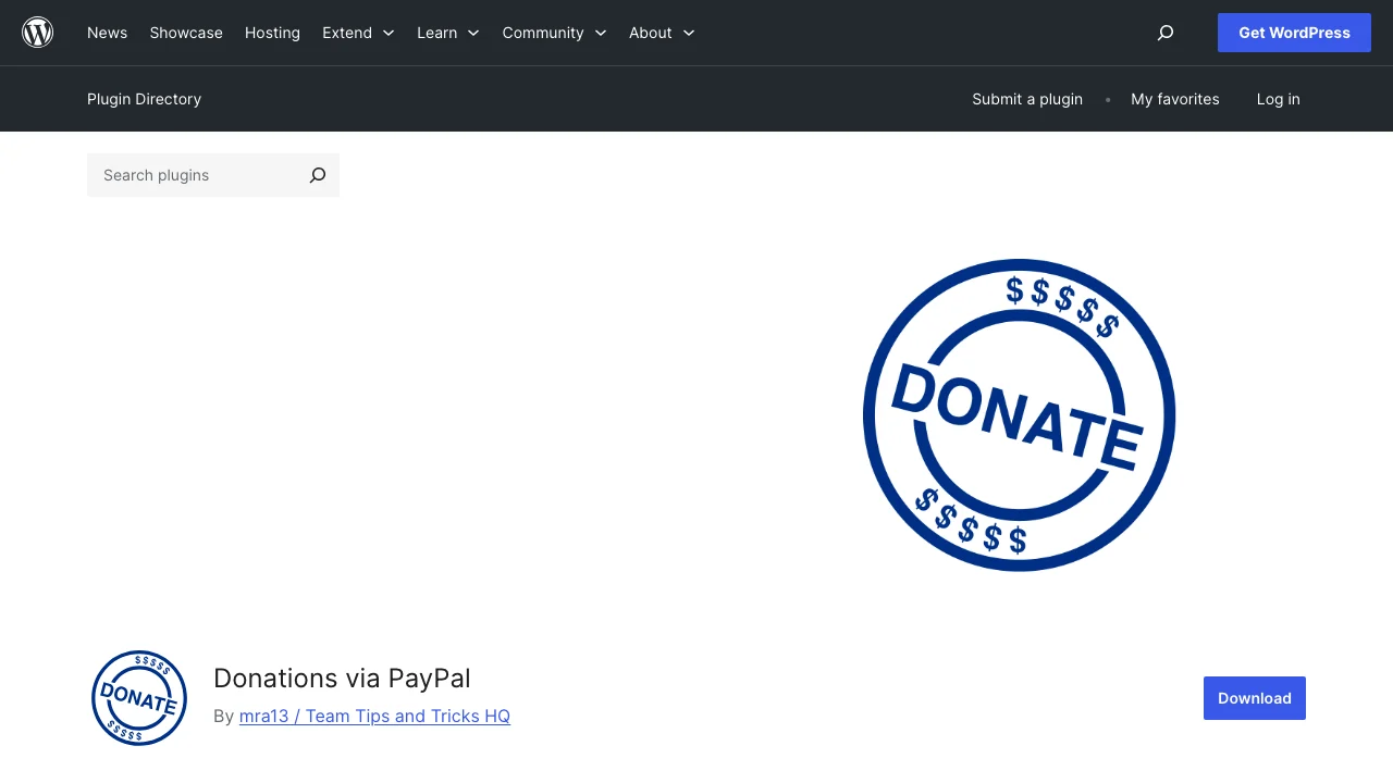 PayPal Donations Plugin