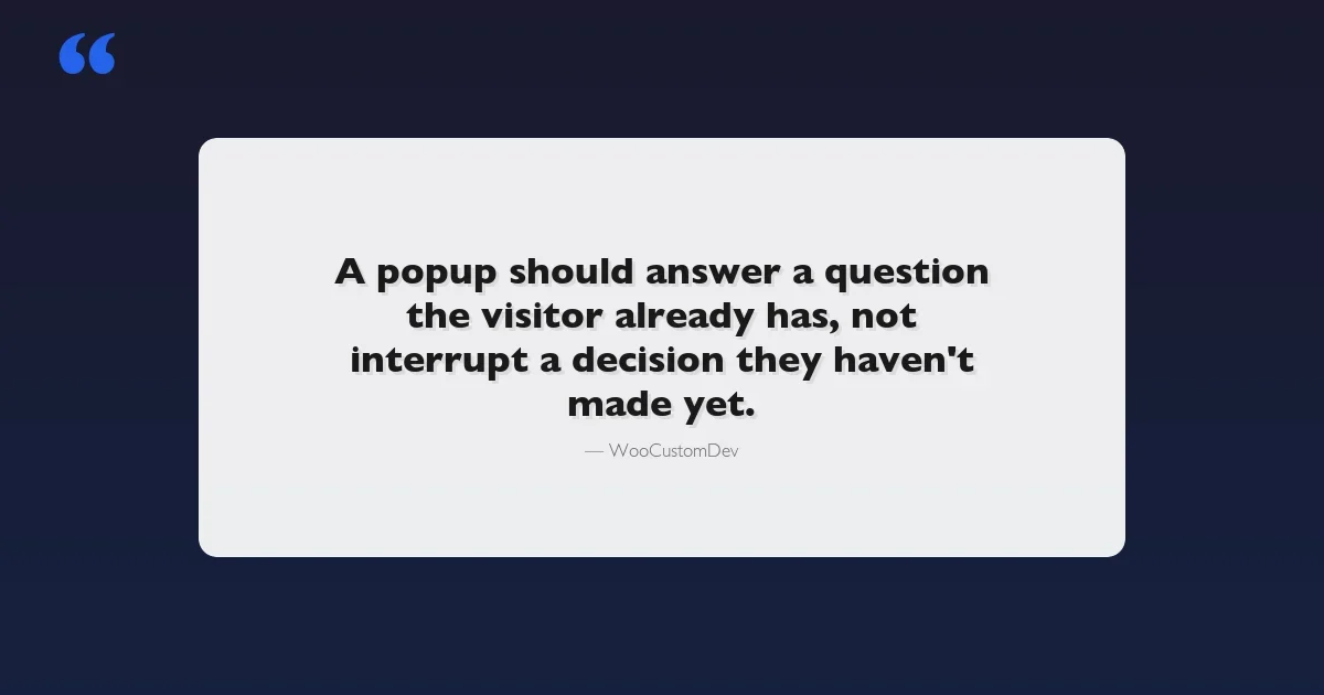 Stop Annoying Customers With WooCommerce Popup Plugins