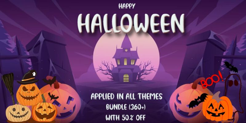 SKT Themes 50% Off Halloween Sale