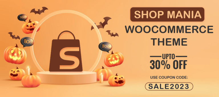 Shop Mania: The Spookiest WooCommerce Theme