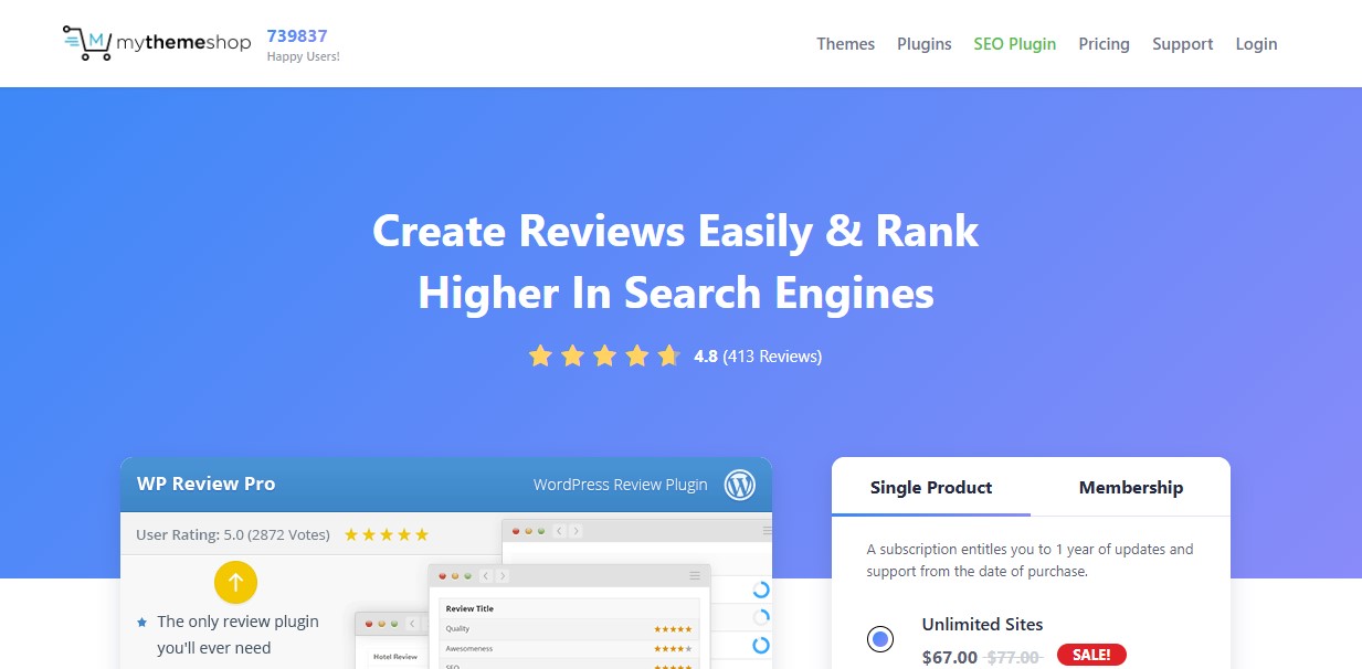 WP Review Pro by MyThemeShop