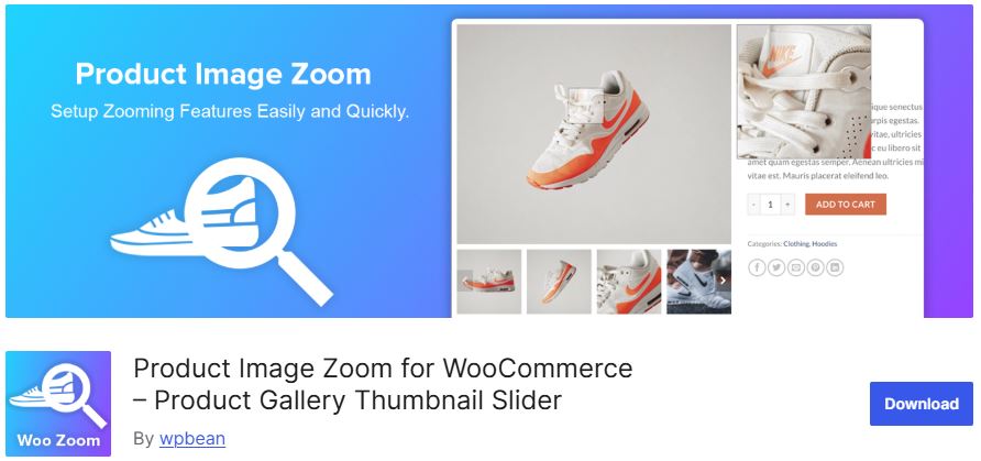 Zoom WooCommerce Product Image