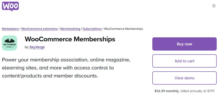 WooCommerce Membership Plugins