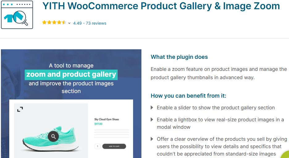 Zoom WooCommerce Product Image