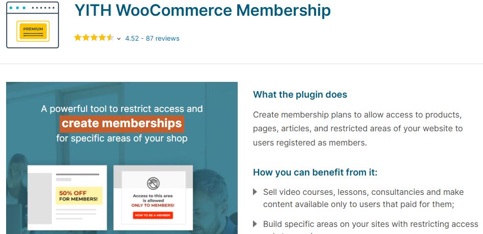 WooCommerce Membership Plugins