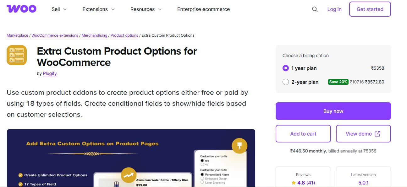 Custom Product Options for WooCommerce