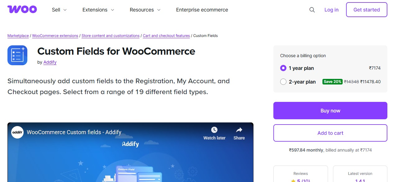 WooCommerce Custom Fields Plugin