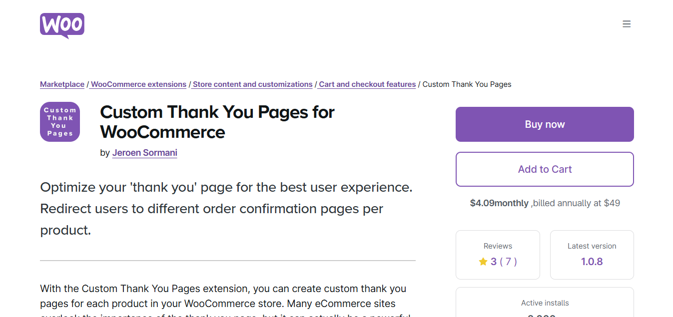 Custom Thank You Page Plugins For WooCommerce