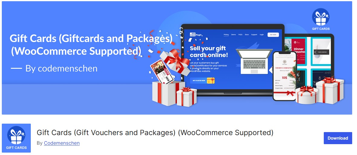 Gift Card and Voucher for WooCommerce
