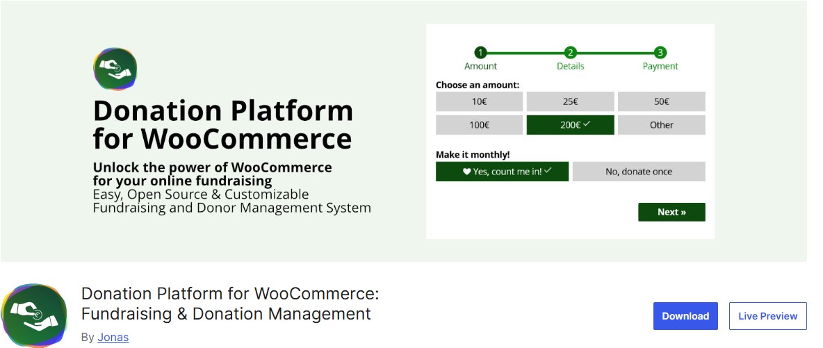 Donation for WooCommerce