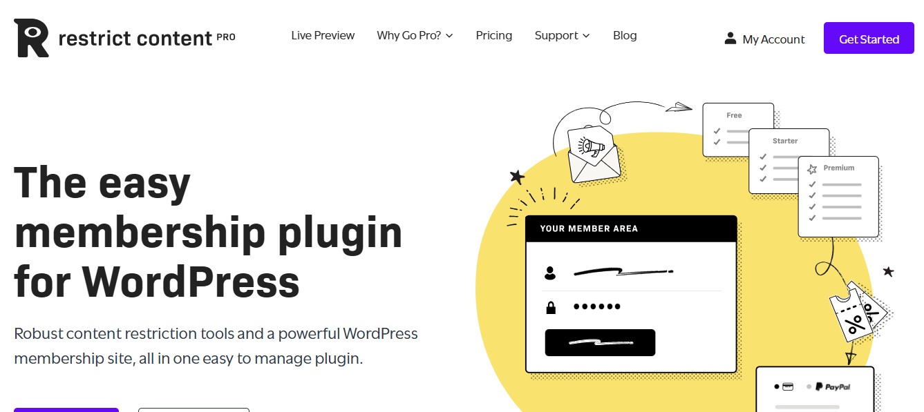 Restrict Content Pro