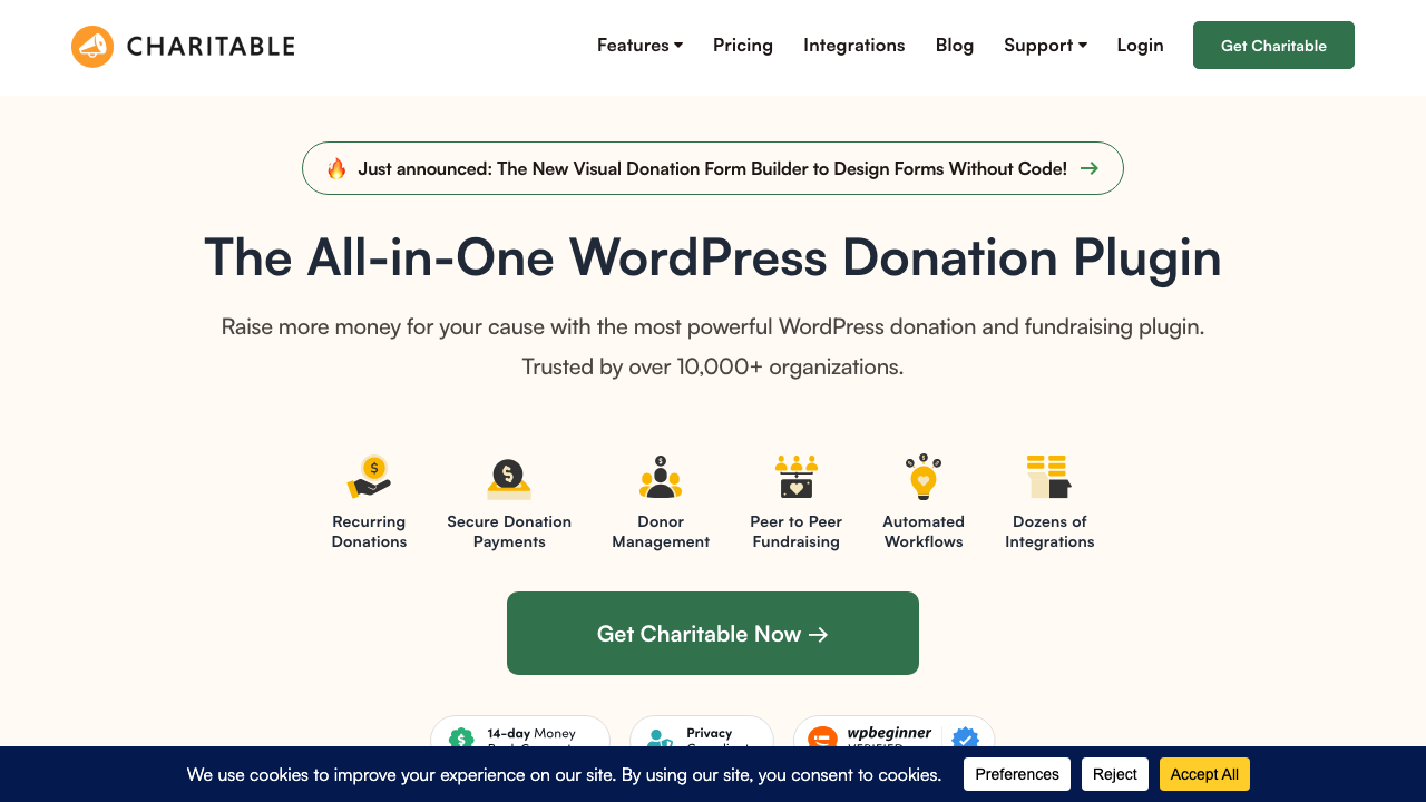 Charitable Donation Plugin