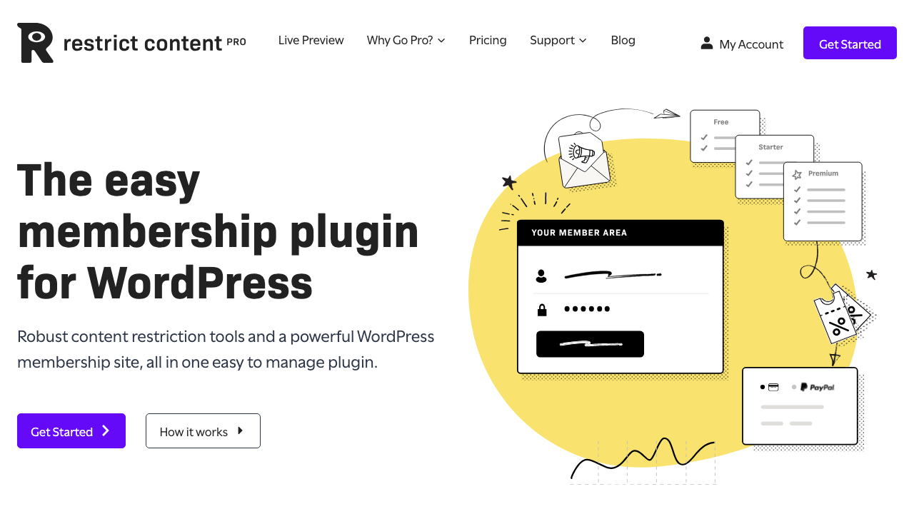 Restrict Content Pro