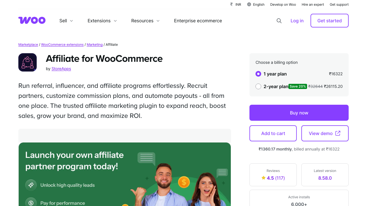 Affiliate for WooCommerce
