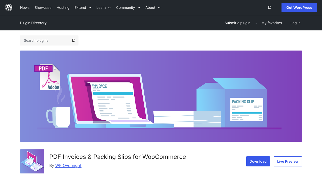 WooCommerce PDF Invoices and Packing Slips