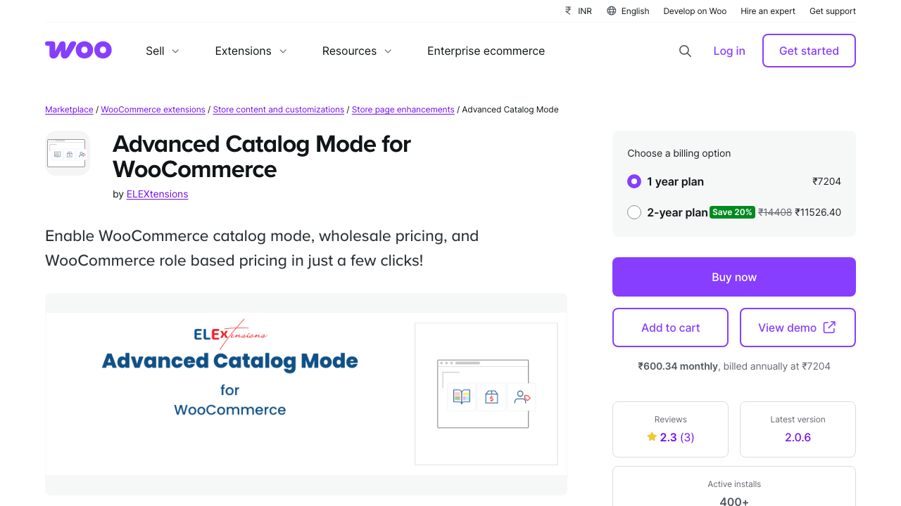 WooCommerce Advanced Catalog Mode Plugin