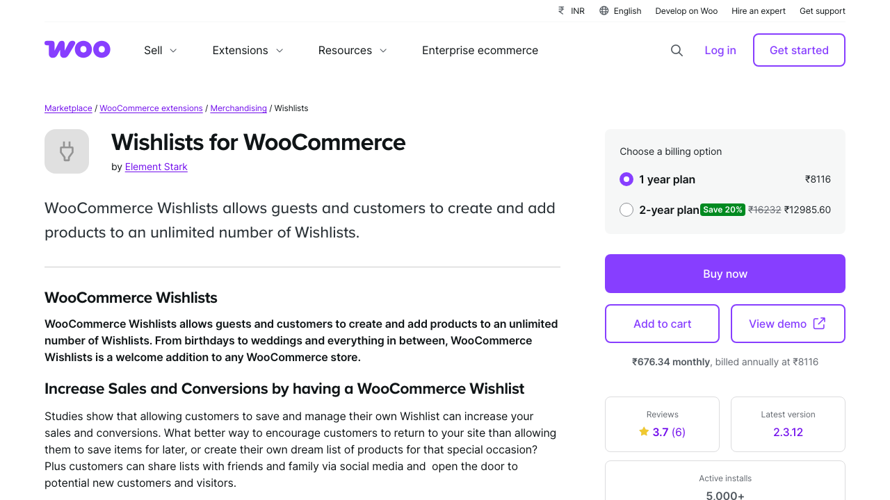 WooCommerce Wishlists Plugin