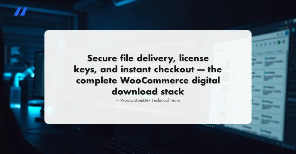 WooCommerce digital downloads setup guide — secure file delivery and checkout configuration