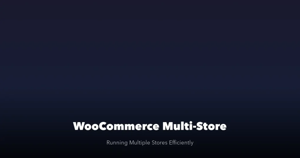 WooCommerce multi-store management guide