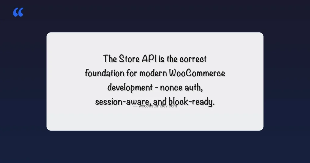 WooCommerce Store API REST endpoints developer guide