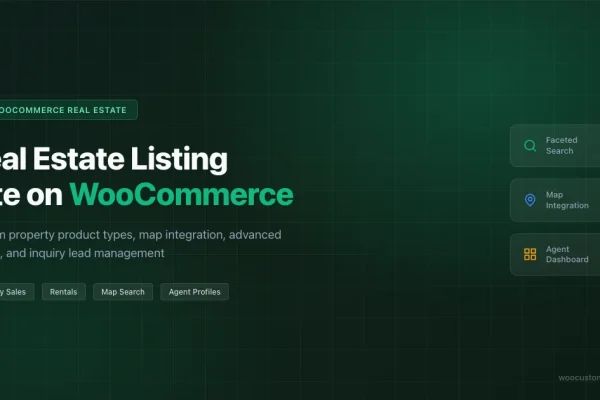 How to Build a Real Estate Listing Site with WooCommerce for Property Sales and Rentals