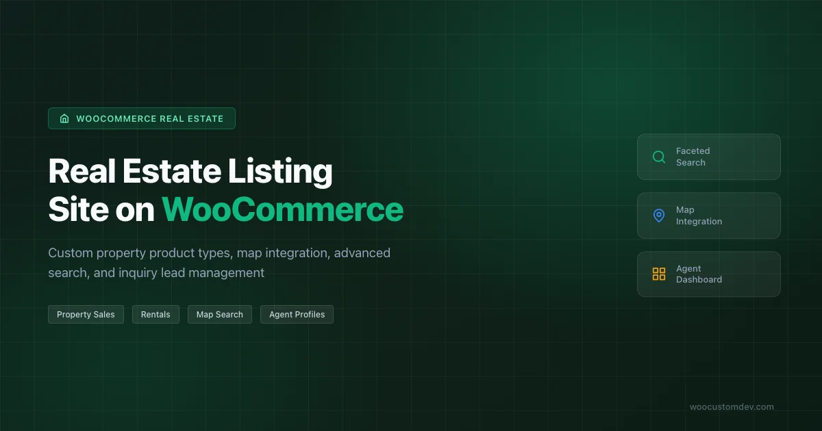 How to Build a Real Estate Listing Site with WooCommerce for Property Sales and Rentals