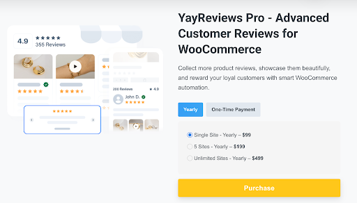 YayReviews - Advanced Customer Reviews for WooCommerce