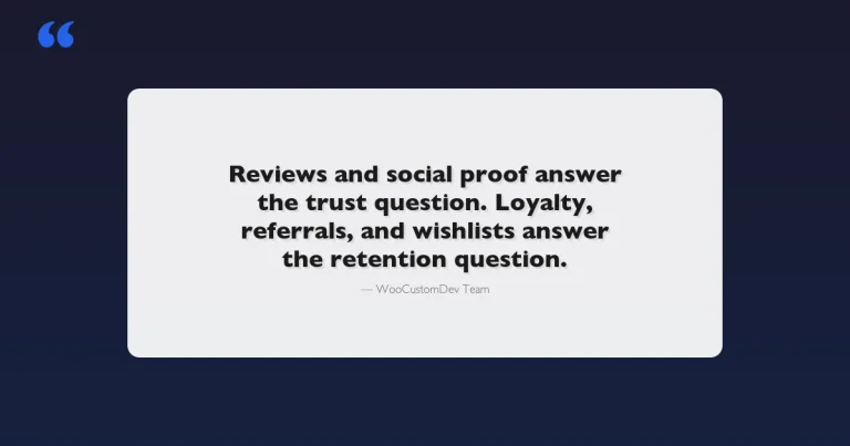 WooCommerce loyalty plugins guide covering reviews, social proof, referrals, and wishlists