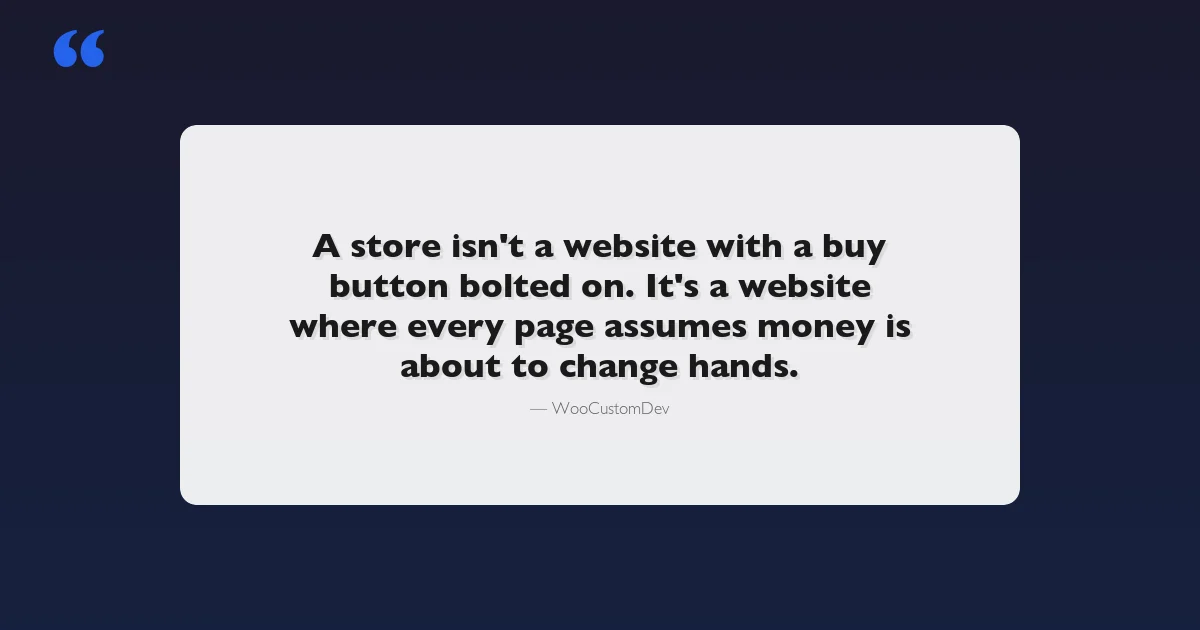 What is WordPress used for: a store isn't just a website with a buy button bolted on